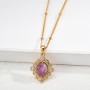 Royal Amethyst Necklace in 925 Silver Royal Amethyst Necklace in 925 Silver