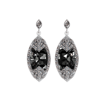 Classic Black Diamond Earrings Classic Black Diamond Earrings