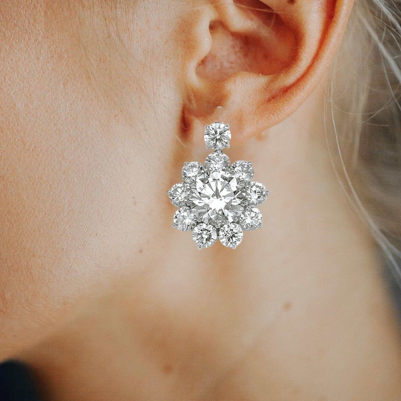 Diamond Earrings Diamond Earrings