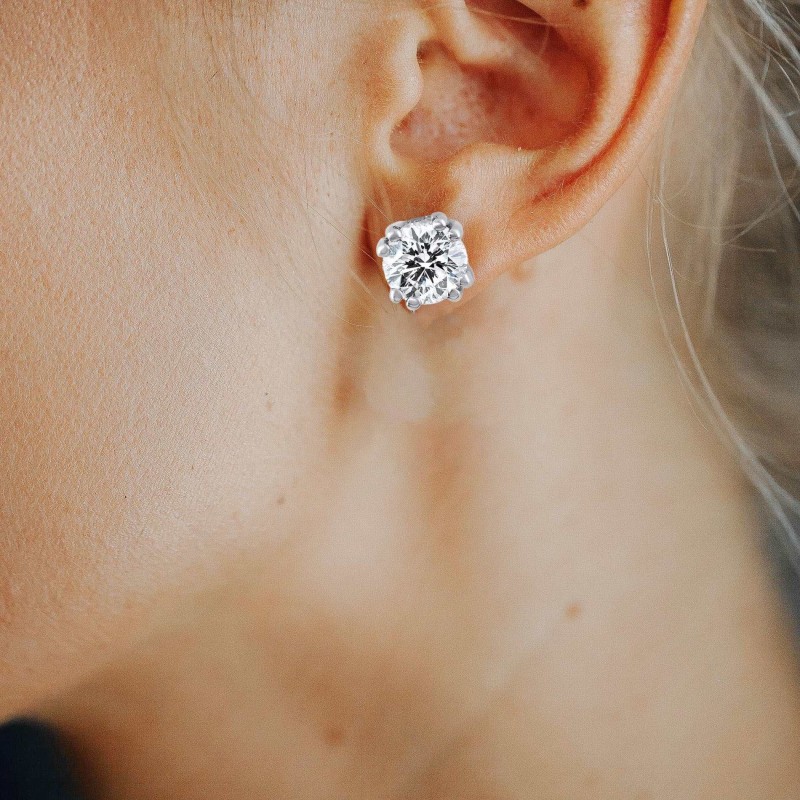 Diamond Stud Earrings Diamond Stud Earrings